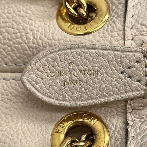 LOUIS VUITTON LV Summer Handle Monogram Empreinte Leather Beige M46545 - Picture 11 of 16